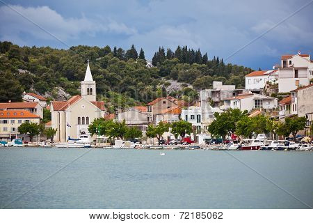 Zaton, Croatia View From The Sea