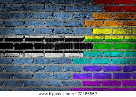Dark Brick Wall - Lgbt Rights - Botswana