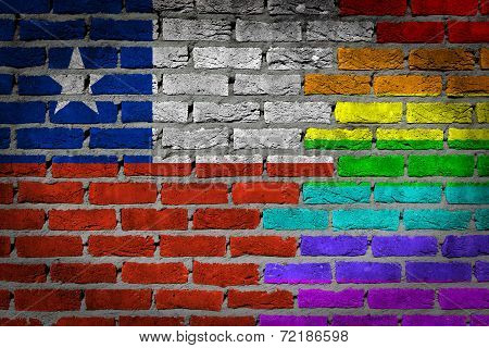 Dark Brick Wall - Lgbt Rights - Chile