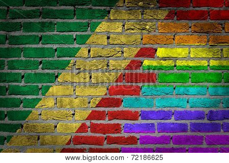 Dark Brick Wall - Lgbt Rights - Congo