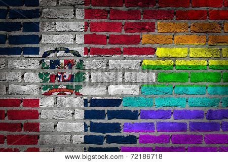 Dark Brick Wall - Lgbt Rights - Dominican Republic