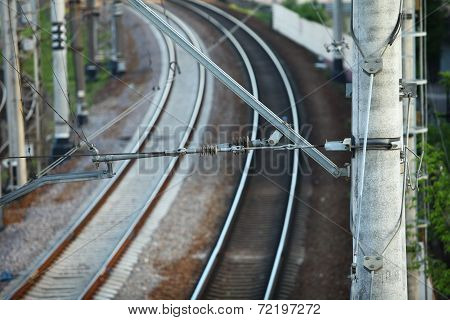 catenary of electrified railway