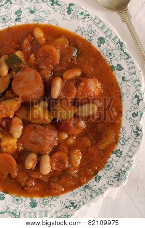 Tuscan Bean And Sausage Soup