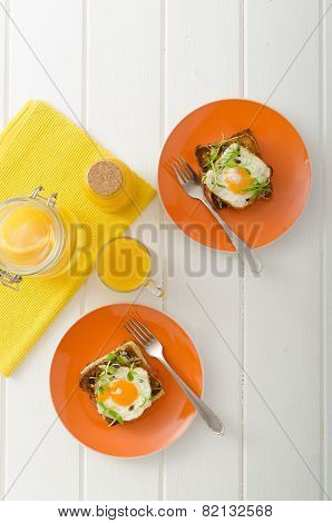 Croque Madame - French Baked Toast