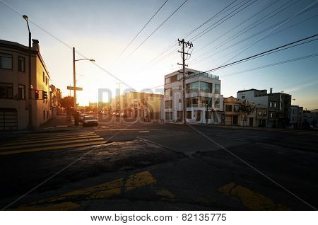 Sunset in San Francisco