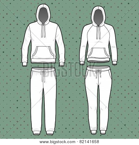 Hoodi And Sweatpants Set