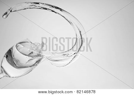 Beautiful  Water Splash Freeze