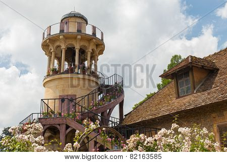 Marlborough Tower In The Park Of Versailles Palace