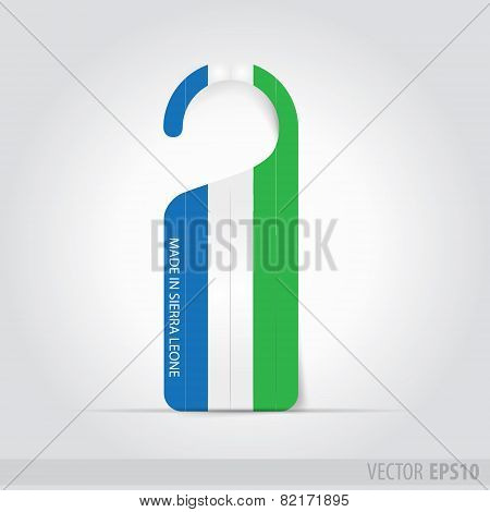 Made In Sierra Leone  Tag For Door