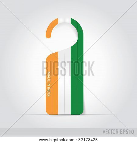 Made In India   Tag For Door