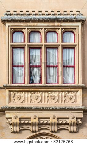 Gothic style building, Mdina, Malta