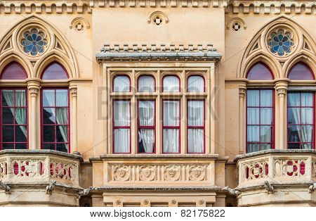 Gothic style building, Mdina, Malta