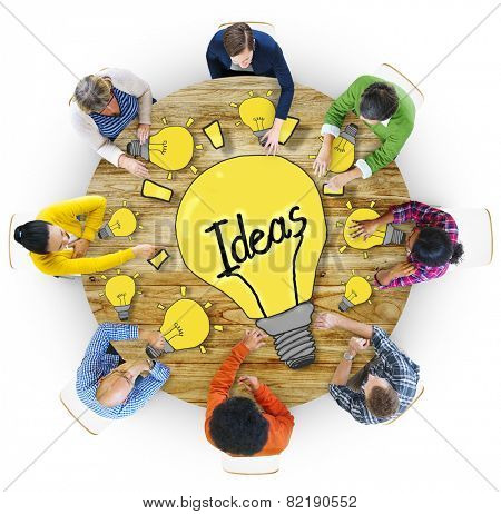 Aerial View People Ideas Breaking New Ground Concepts