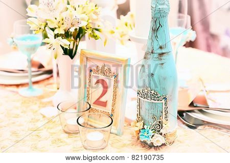 Beautiful decorations for a wedding