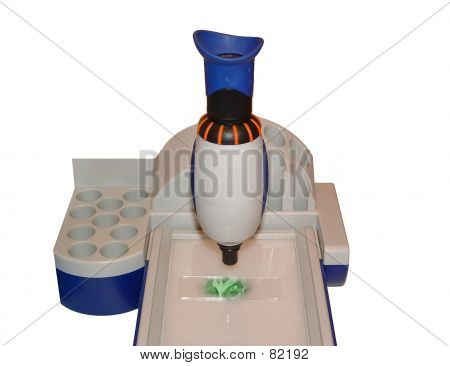 Microscoop met organisme