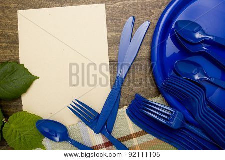 Plastic ware for picnic