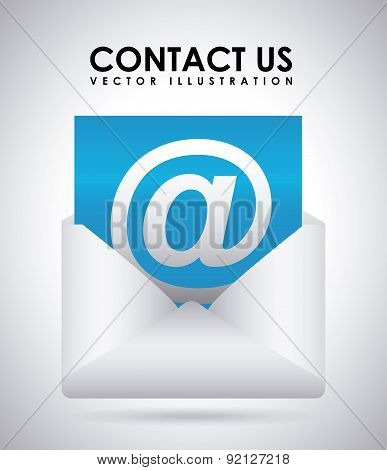 communication design over gray  background vector illustration