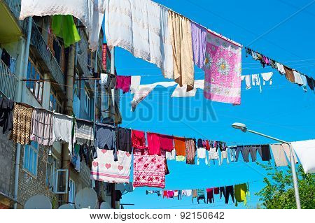 Typical Drying Clothes, Georgia