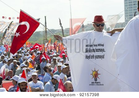Respect To National Will - Rally In Istanbul