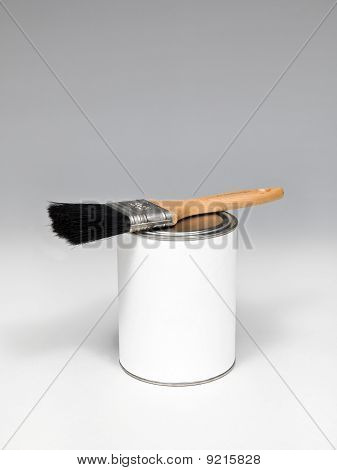 Pinsel mit schwarzen Borsten