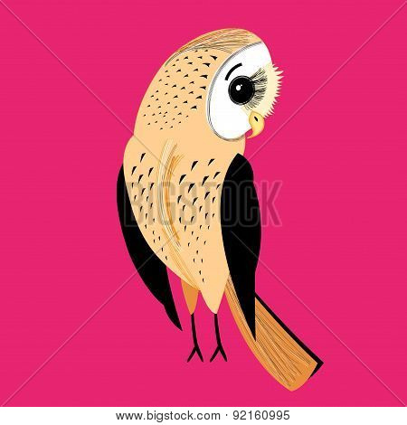 Large Graphic Owl