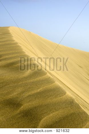 Maspalomas klitter ved solnedgang