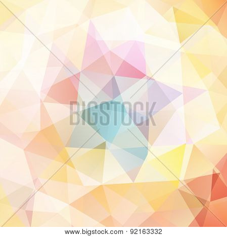 abstract background consisting of triangles