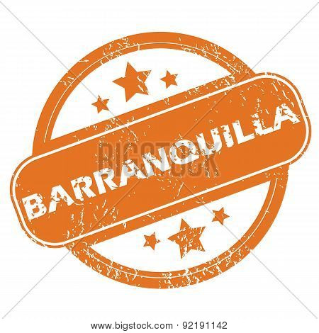 Barranquilla round stamp