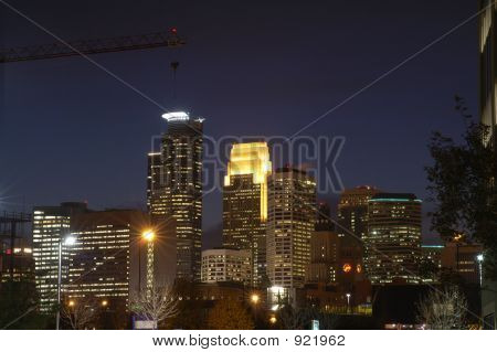 Minneapolis Skyline Dusk