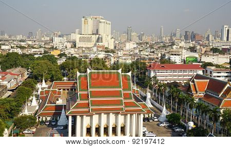 View Of Bangkok From Golden Mount