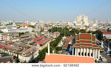 View Of Bangkok From Golden Mount