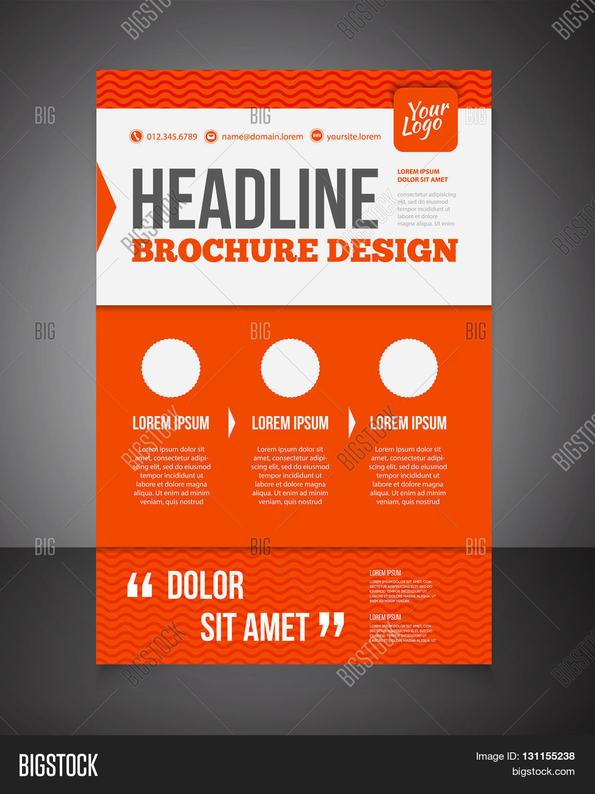 blank flyer design