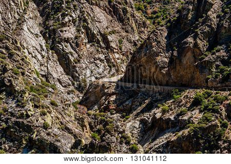 Highway 180, Kings Canyon National Park, California, Usa