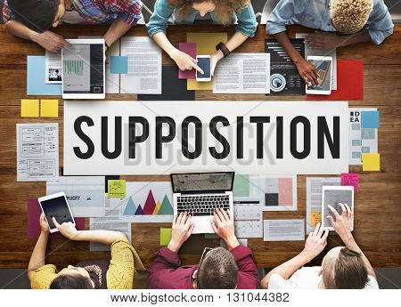 Supposition Prediction Logic Ideas Concept