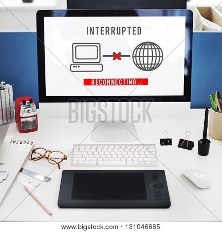 Interrupted Change Break Blocks Effect Fail Stop Concept