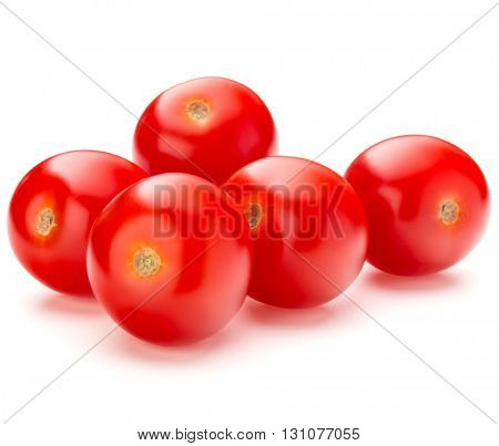 fresh cherry tomato isolated on white background cutout