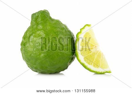 Bergamot Fruit On A White Background