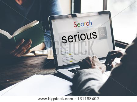 Serious Earnest Genuine Sincere Consideration Concept