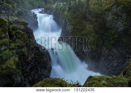 Little Qualicum Falls near Parksville Qualicum British Columbia Canada