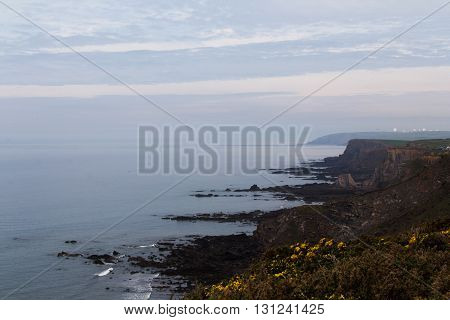 View From The Coastal Path Between Widemouth Bay And Bude