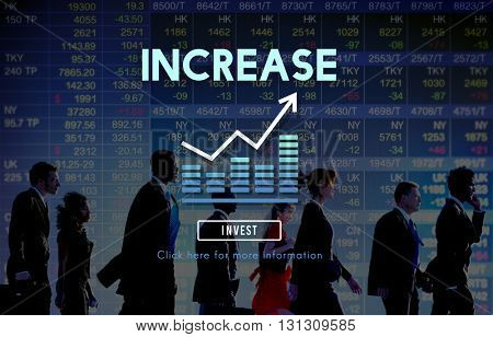 Increase Enlarge Expand Extend Growth Rise Concept