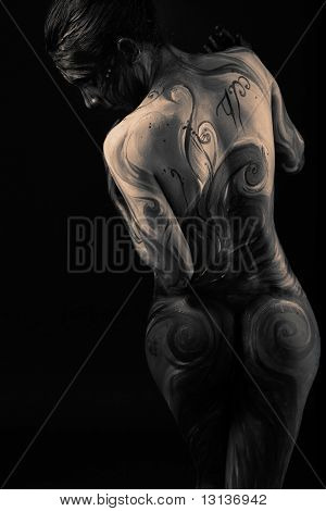 Bodypainting projekt: móda, umění, krása