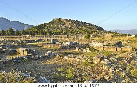 ancient city at Eretria Euboea Greece - greek archeological ancient landmarks