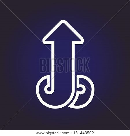 Penis symbol icon vector illustration EPS 10
