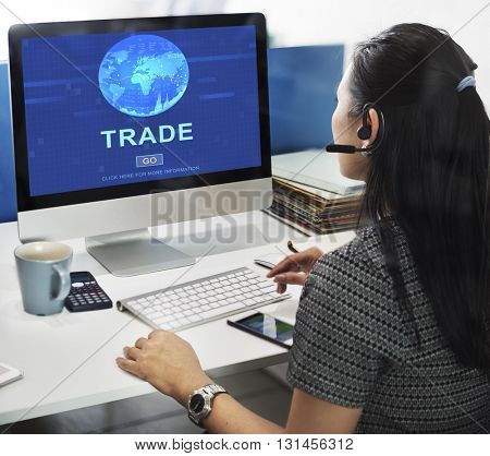 Trade Barter Commerce Exchange Merchandise Concept