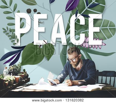 Peace Calm Free Nonviolence Privacy Solitude Zen Concept
