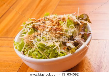 Lettuce Salad In The Bowl