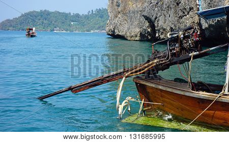 Limestone Rocks At Thailands Coast