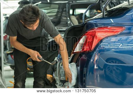 Cleaning The Car