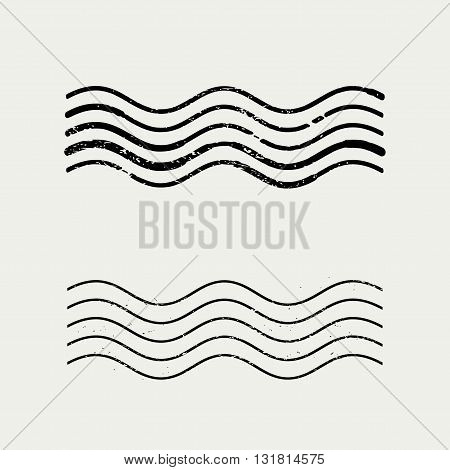 Grunge Wave Stamp